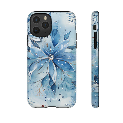 Floral Frost Embrace - iPhone Case
