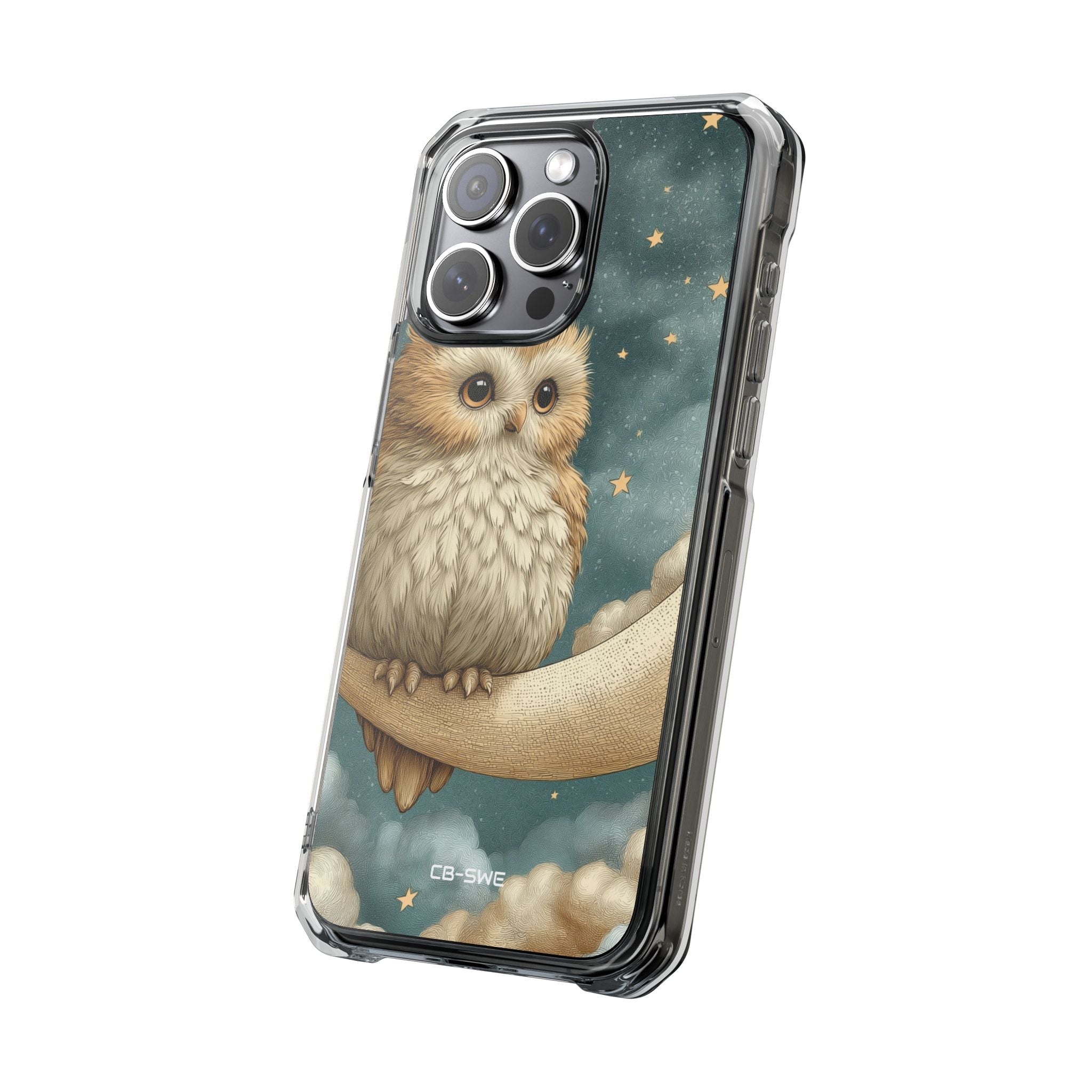 Owls Nestle Moon iPhone Case - Impact