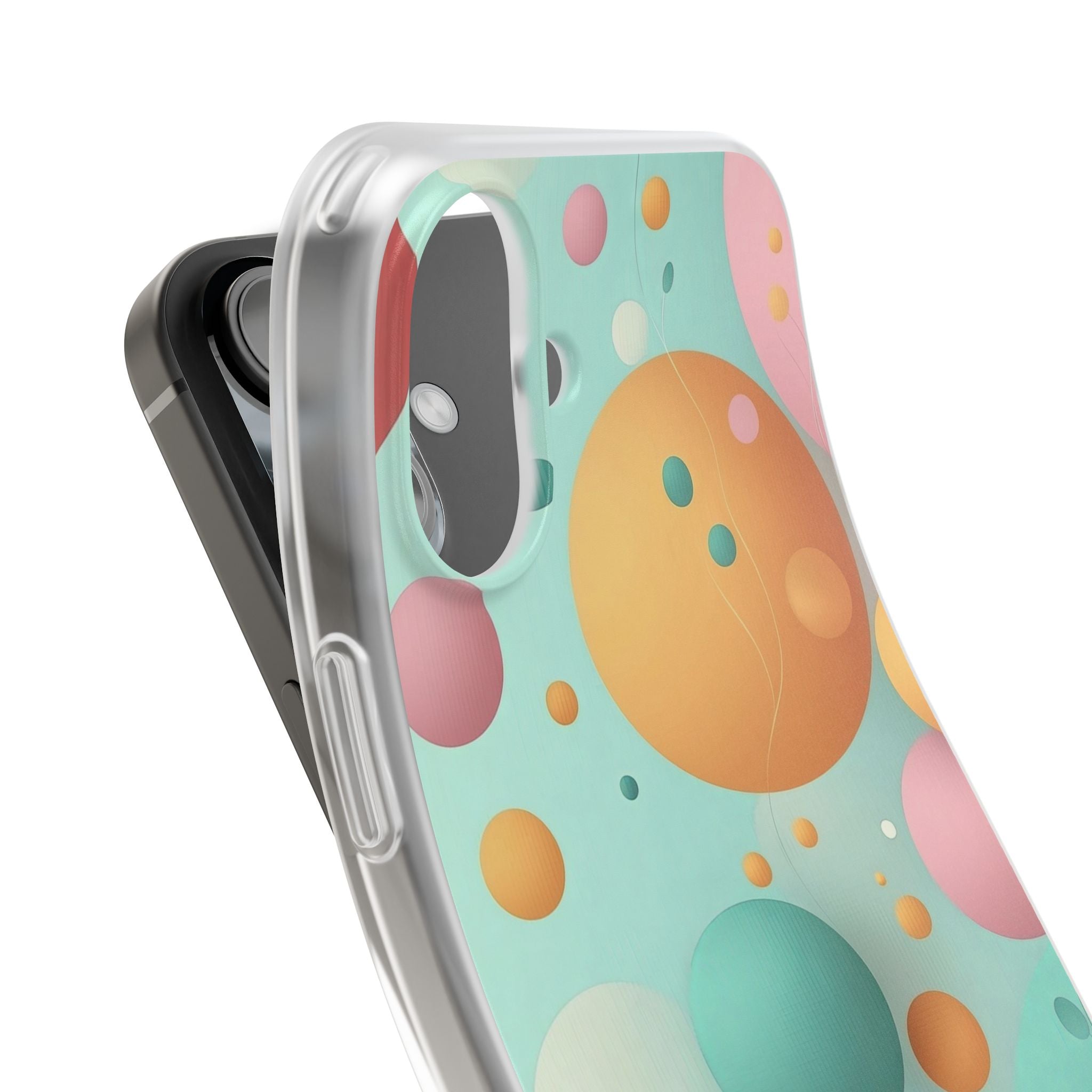 Pastel Circles iPhone 16 Plus Case - Soft