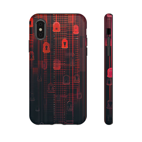 Encryption Aura: Security Gradient - Protective Phone Case