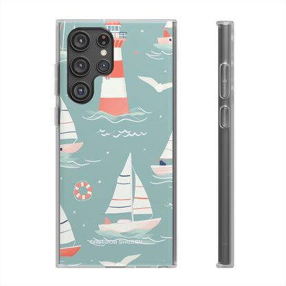 Lighthouse Nautical Charm - Flexi Samsung S22 Phone Case