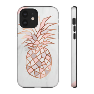 Ananas Roségold - Schutzhülle fürs Handy