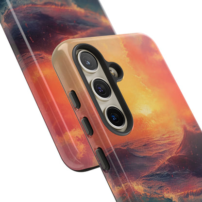 Ocean Sunset Waves - Tough Samsung S24 Phone Case