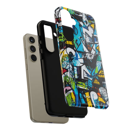 White Ripple Drift Samsung S24 Plus Case - Tough