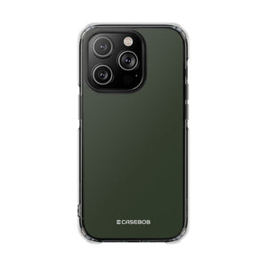 Kombu Green | Phone Case for iPhone (Clear Impact Case - Magnetic)