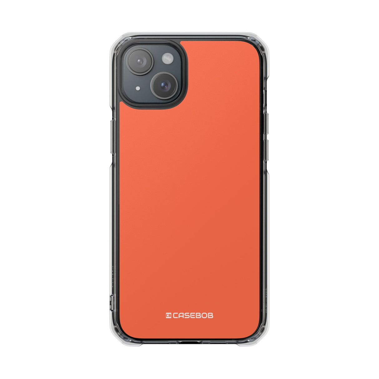 Outrageous Orange | Handyhülle für iPhone (Clear Impact Case – magnetisch) 