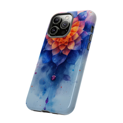 Blue Rose Mandala Serenity - Protective Phone Case