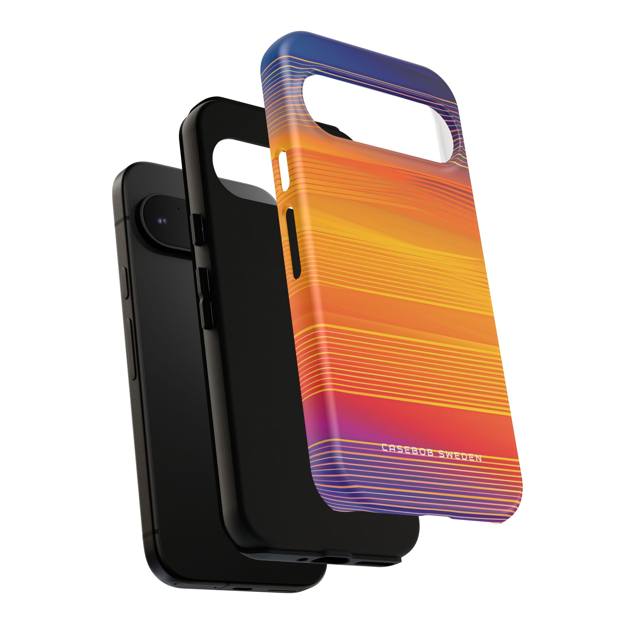 Vibrant Gradient Waves Google Pixel 9 - Tough Phone Case