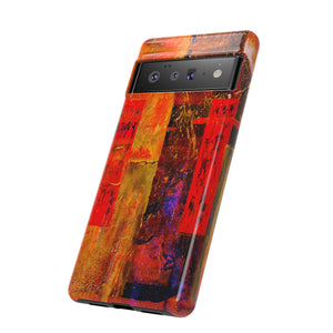 Red Oil Painting - Protective Phone Case