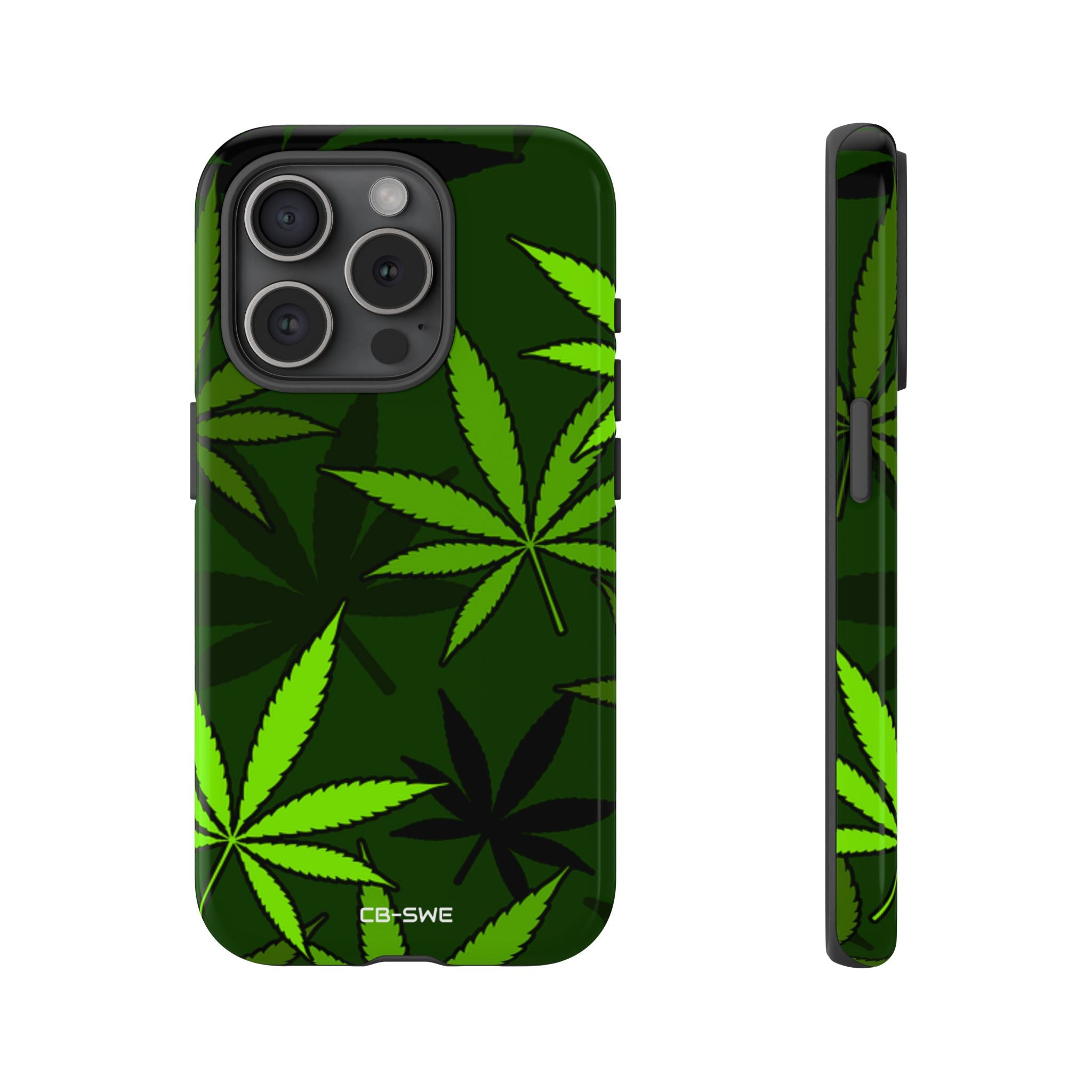 Green Leaf Symmetry - iPhone Case