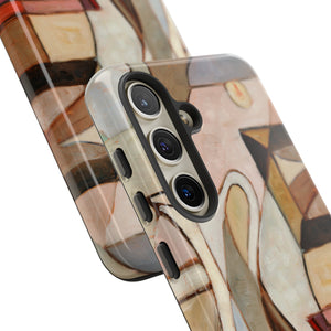 Cubism Art Table - Protective Phone Case