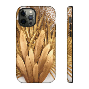 Gold Feather - Protective Phone Case