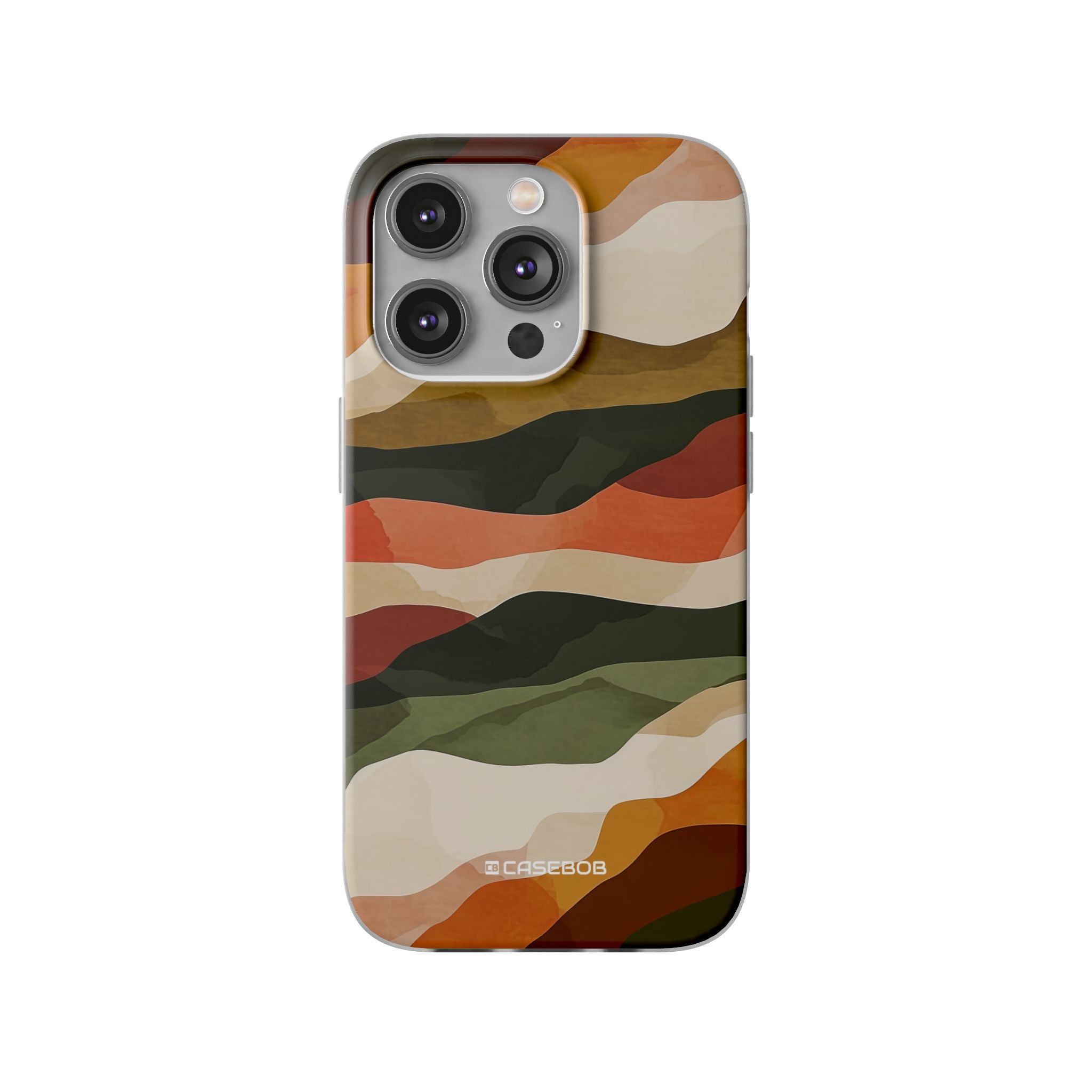 Earth Tone Pattern | Phone Case for iPhone (Flexible Case)