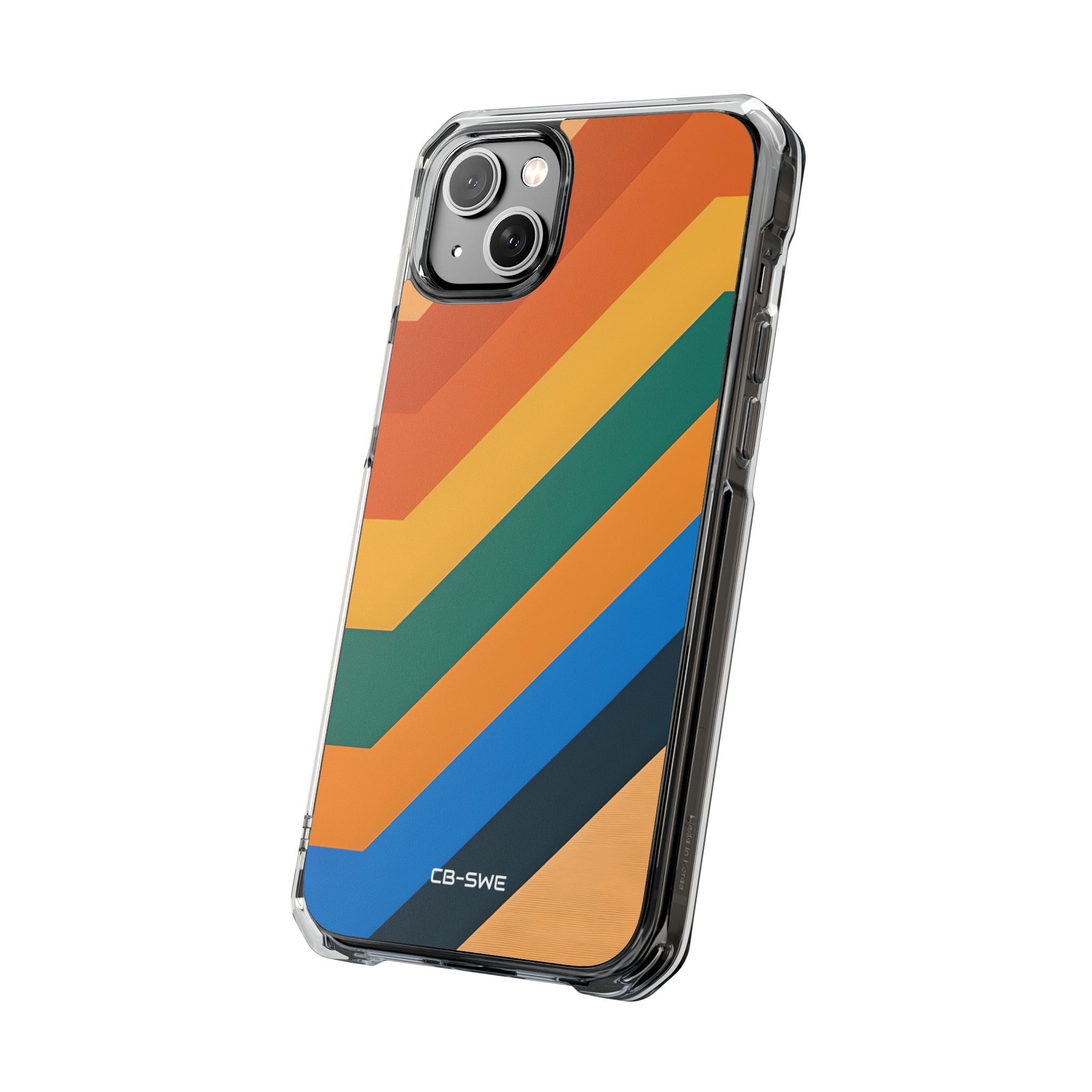 Vibrant Geometric Harmony iPhone Case - Impact