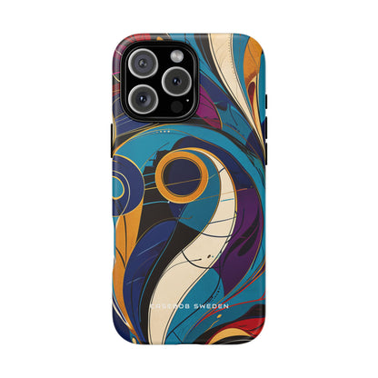 Vintage Vortex Harmony iPhone 16 - Tough Phone Case