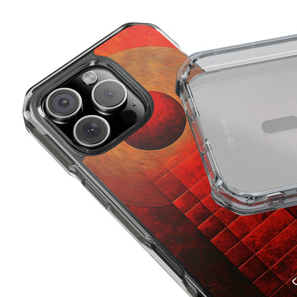 Circular Convergence Glows iPhone Case - Impact
