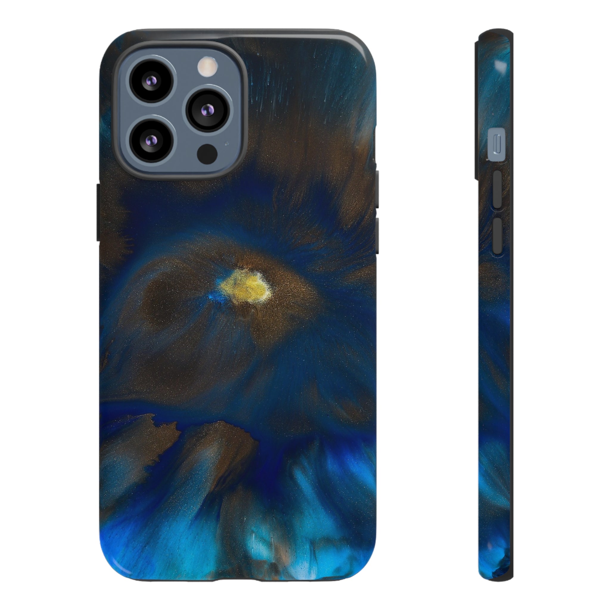 Space Galaxy Ink Art iPhone Case (Protective) iPhone 13 Pro Max Glossy Phone Case