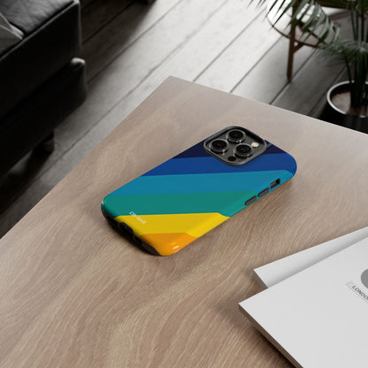 Diagonal Color Spectrum - iPhone Case