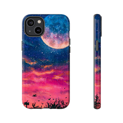 Oil painting - Big Planet - Protective Phone Case