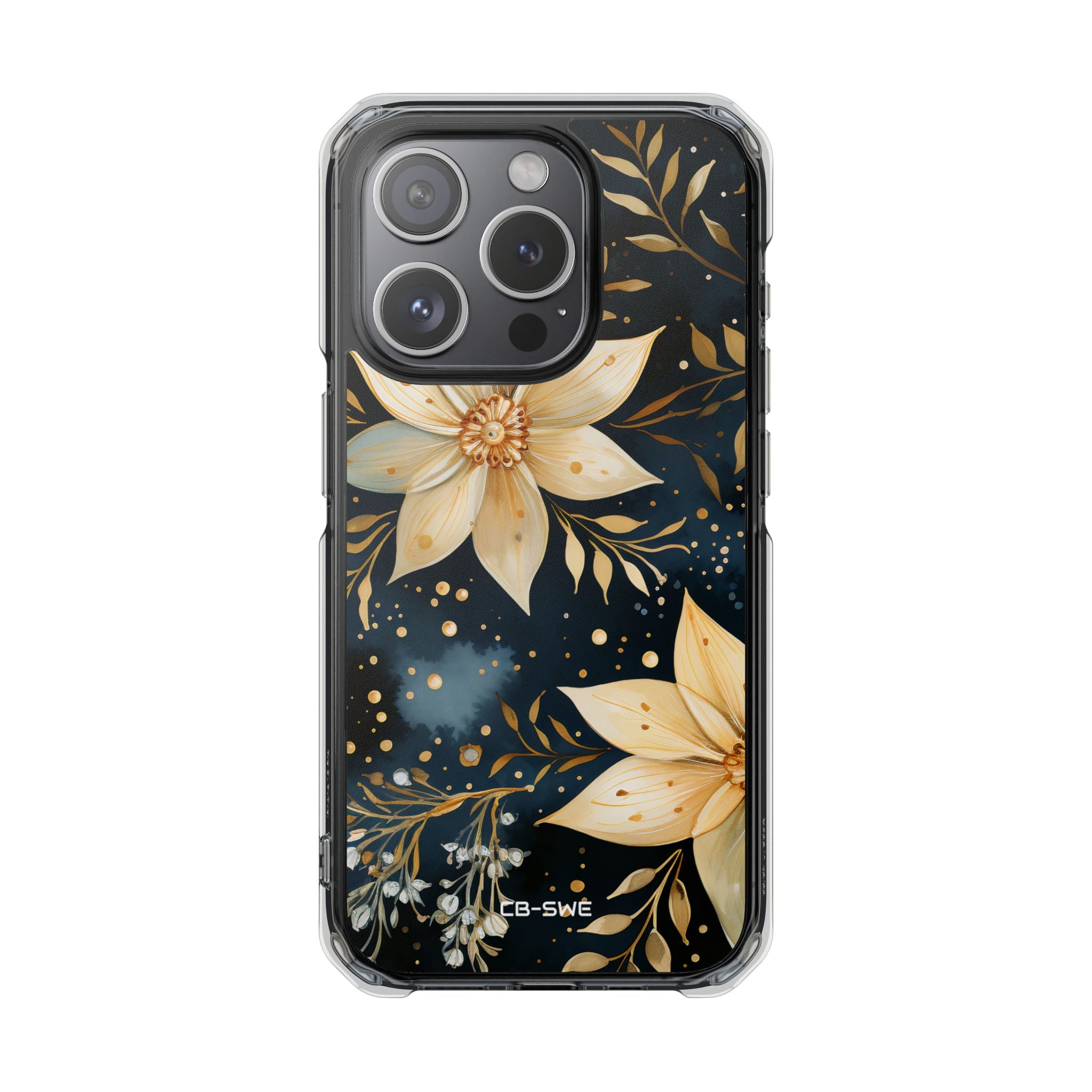 Floral Elegance Flourishes iPhone Case - Impact