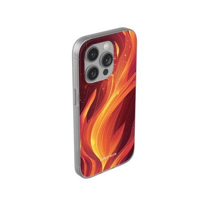 Flaming Flow iPhone 14 Pro Case - Soft
