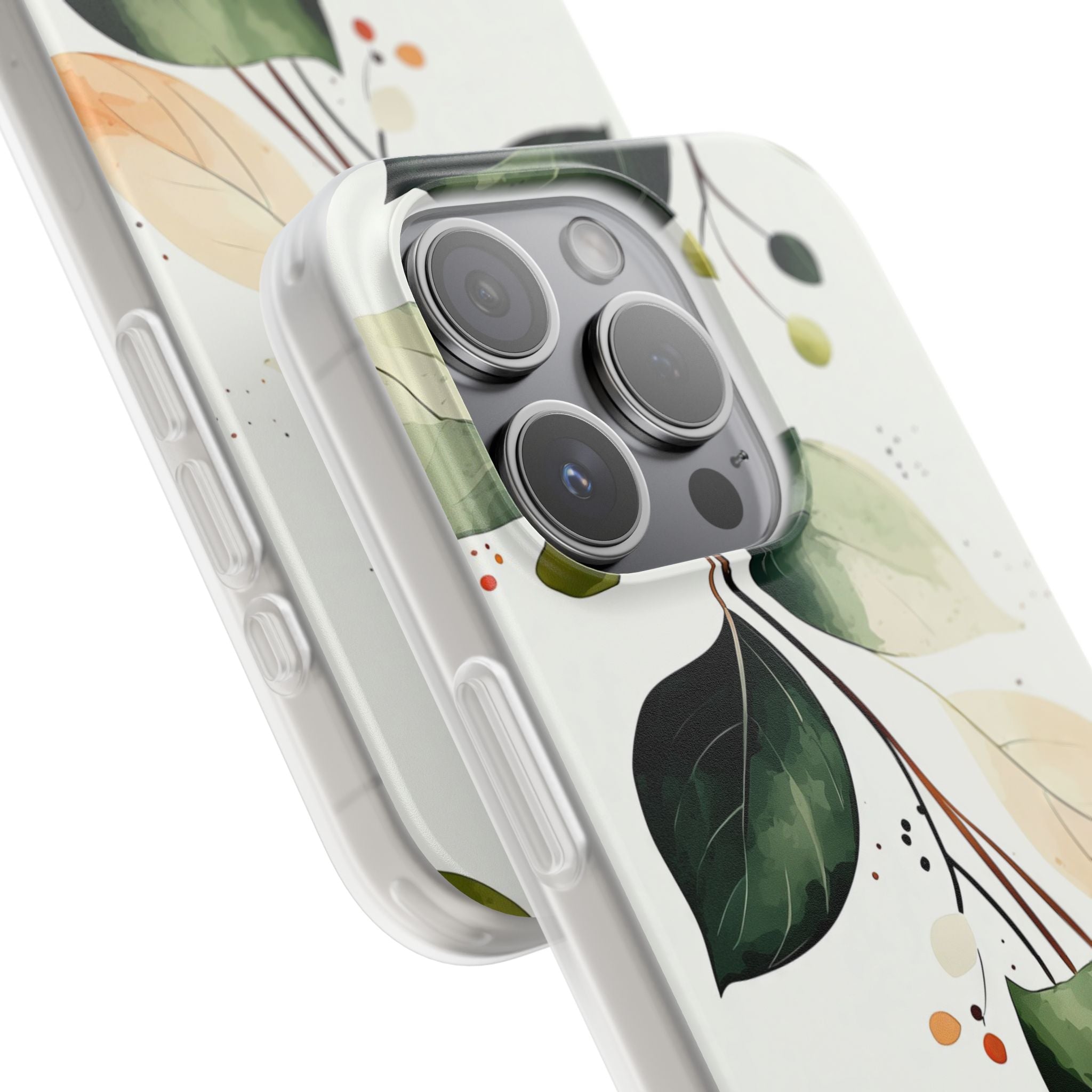 Greenberry Branch iPhone 15 Pro Case - Soft