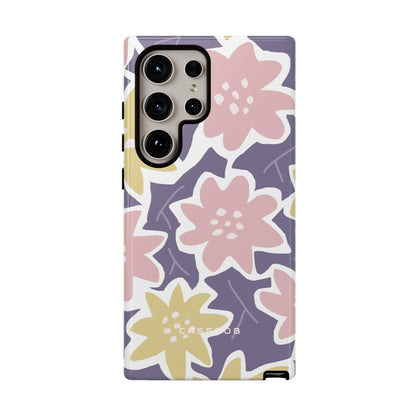 Purple Happy Flower - Protective Phone Case