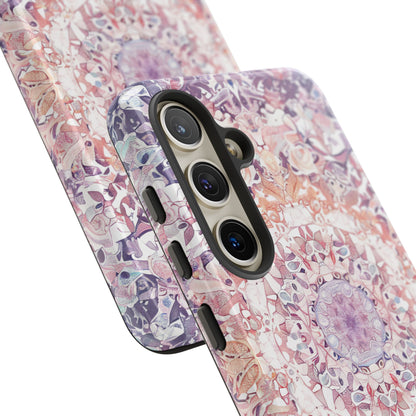 Purple Pink Mandala - Tough Samsung S24 Phone Case