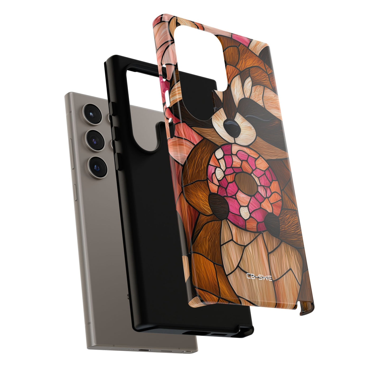 Raccoon Holds Donut - Samsung Case