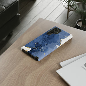 Timeless Blue Watercolor - Protective Phone Case