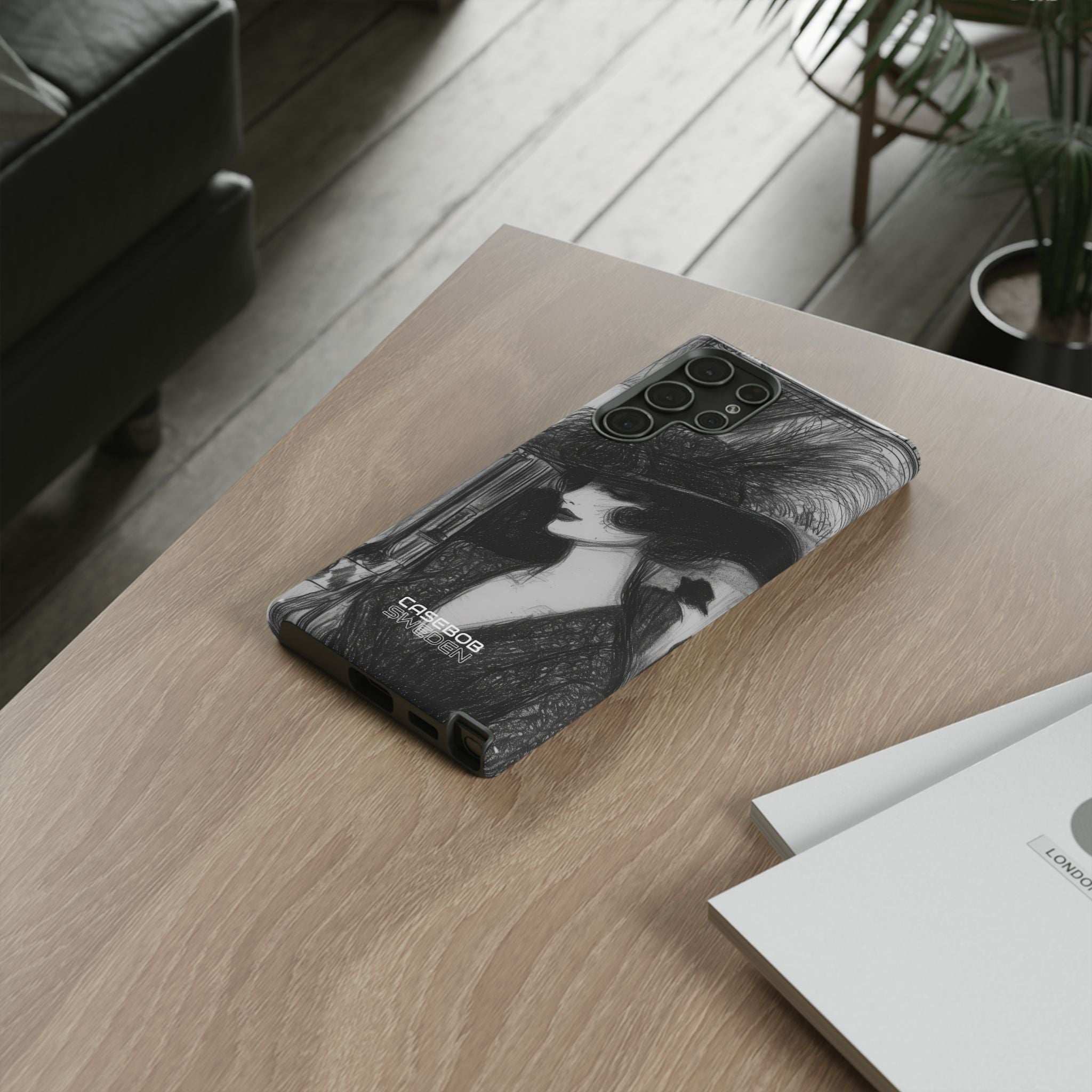 Vintage Feather Elegance  Samsung S22 - Tough