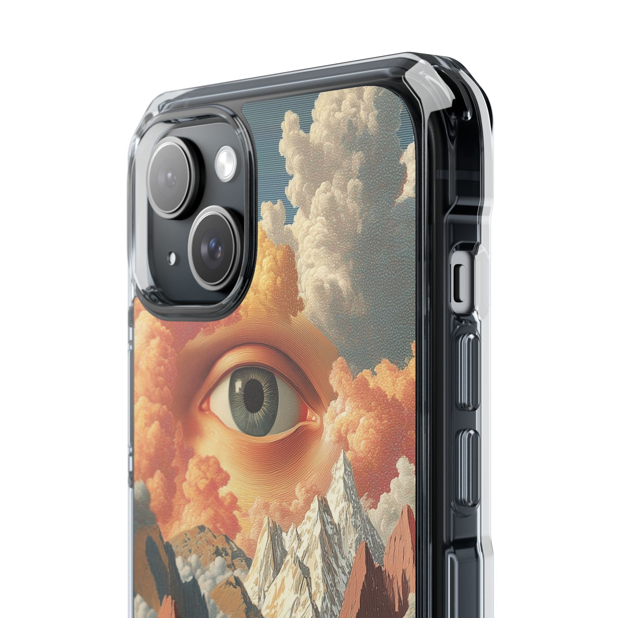 Eye Reflects Mountains iPhone Case - Impact