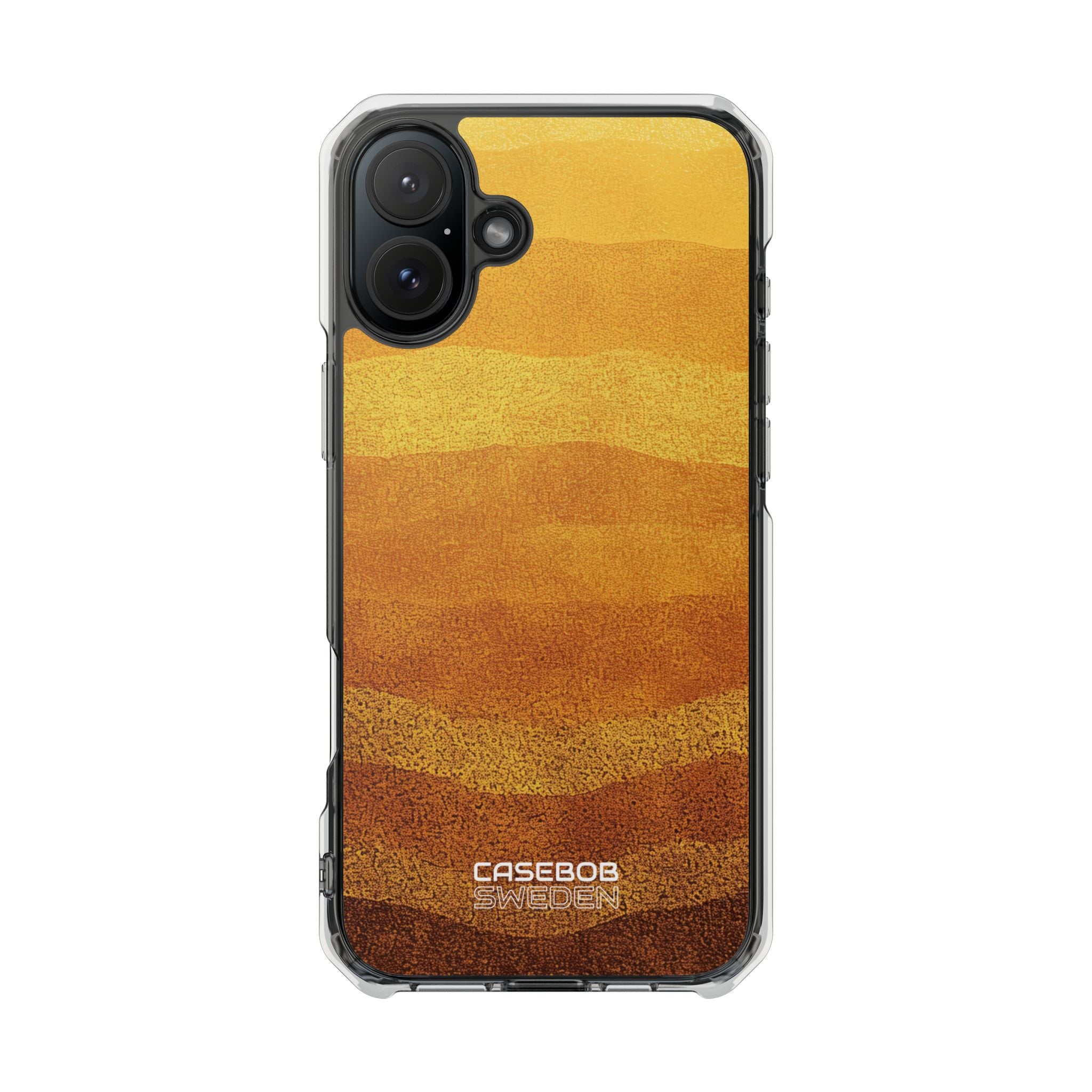 Golden Horizon Layers iPhone 16 - Impact Clear+