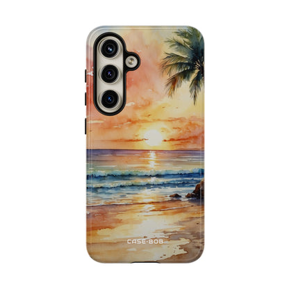 Sunset Palm Samsung S24 Case - Tough