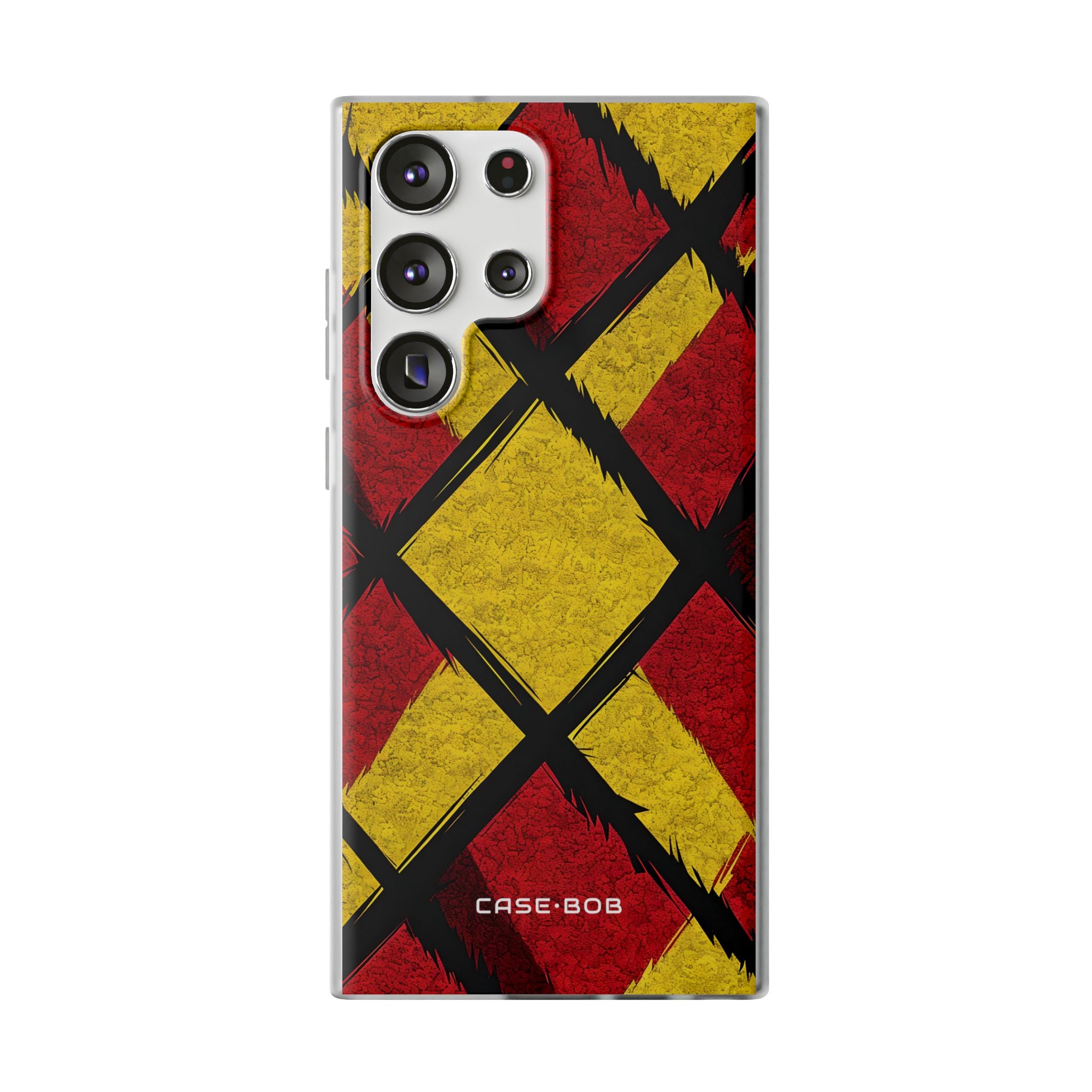 Cracked Diamond Grid Samsung S23 Ultra - Soft Case