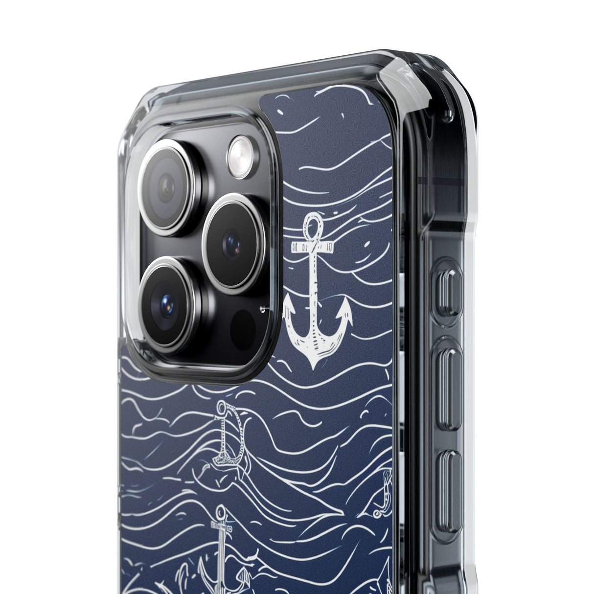 Nautical Serenity - Phone Case for iPhone (Clear Impact - Magnetic)