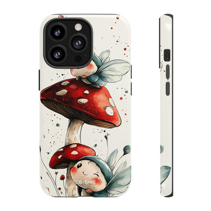 Mushrooms Entertain Fairies - iPhone Case