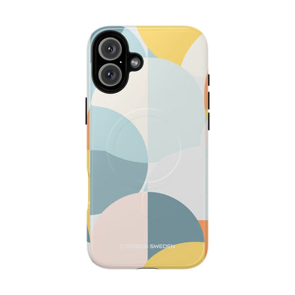 Abstract Geometric Calm - Tough + MagSafe® iPhone 16 Phone Case