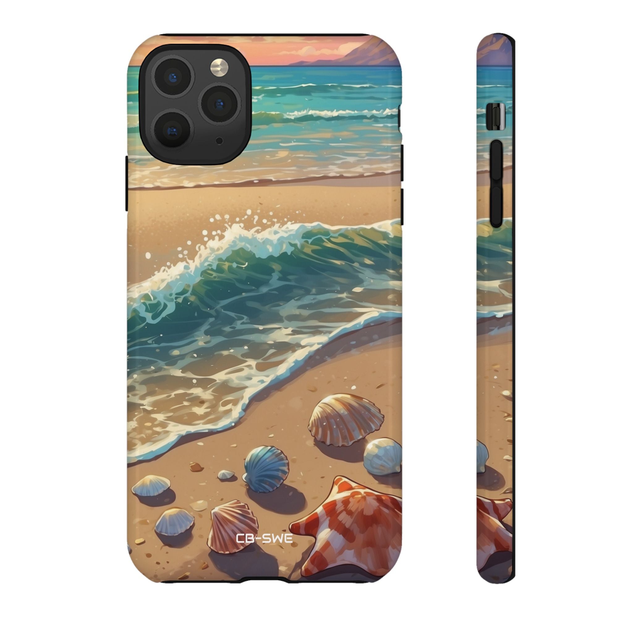 Seashells Kiss Shore - iPhone Case