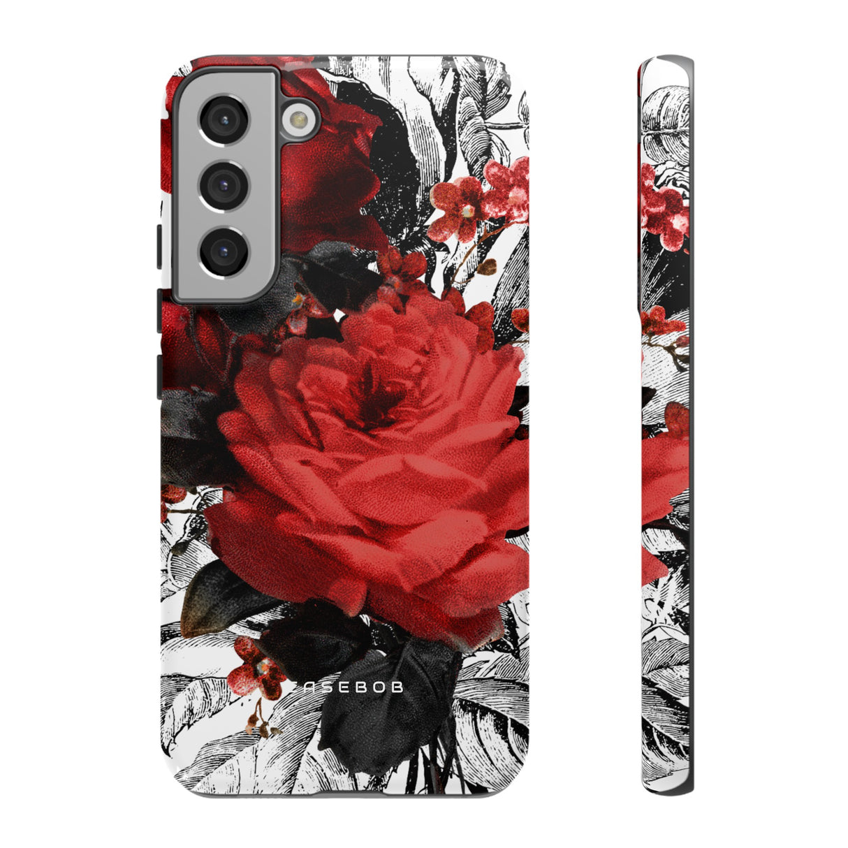 Cheruse Gothic Flower - Protective Phone Case