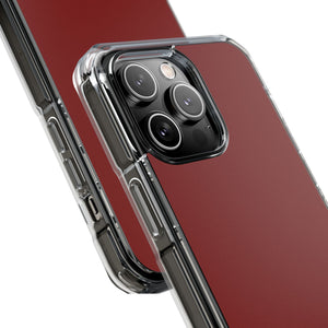 Falu Red | Handyhülle für iPhone (Clear Impact Case - Magnetisch) 