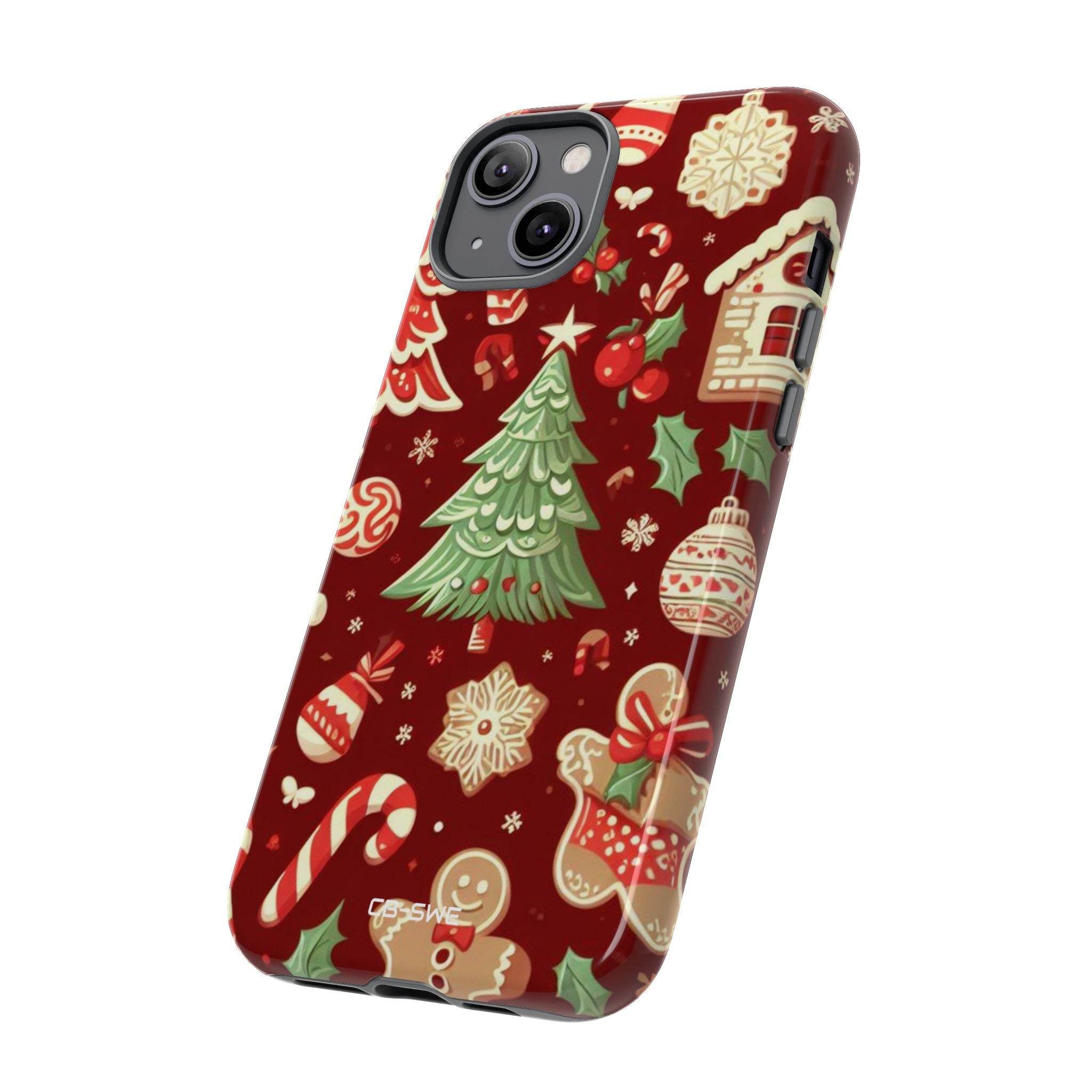 Gingerbread Smiles Shine - iPhone Case