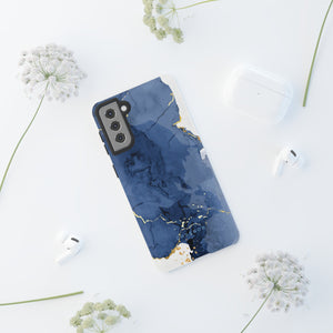 Timeless Blue Watercolor - Protective Phone Case