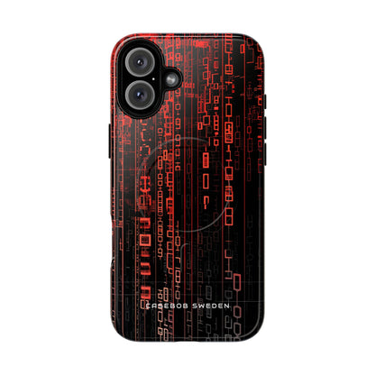 Gradient Cyberflux Network iPhone 16 | Tough+ Phone Case