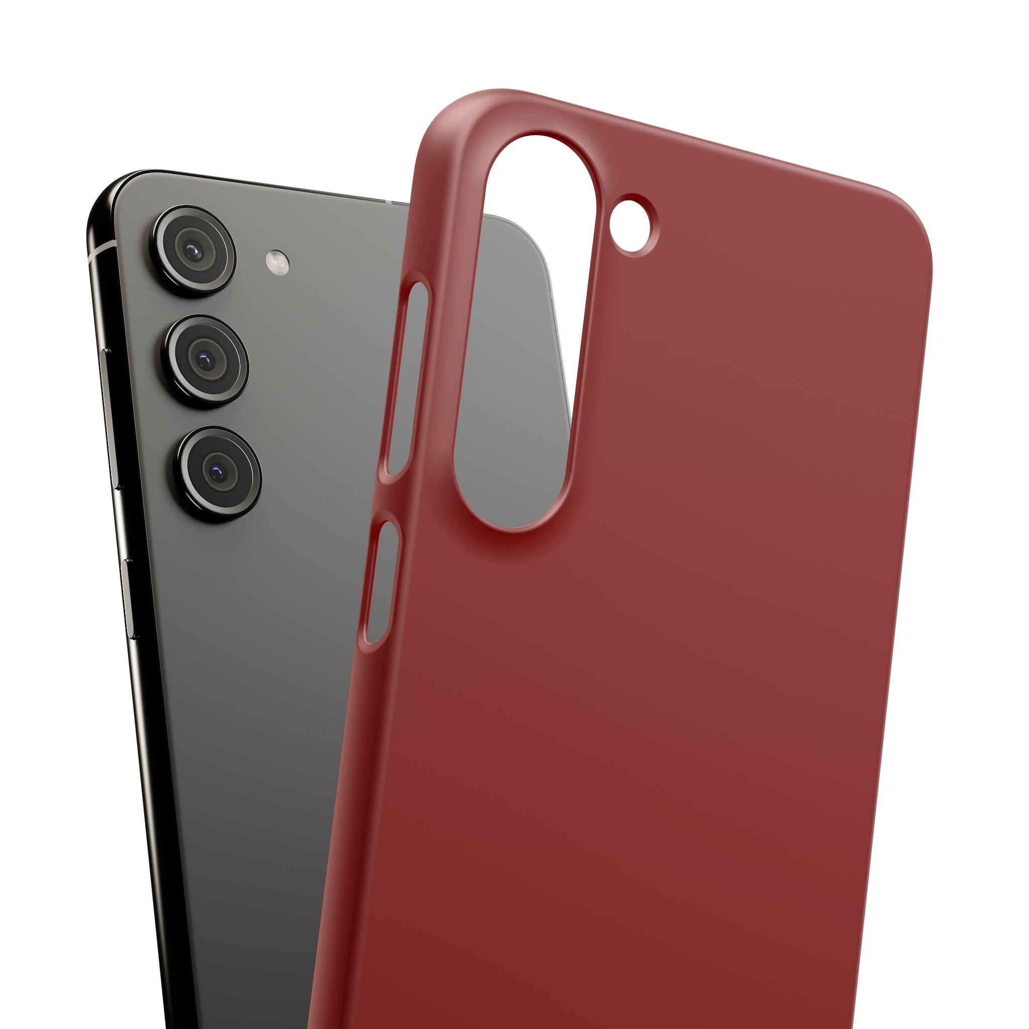 Dark Red Samsung S23 - Slim Phone Case