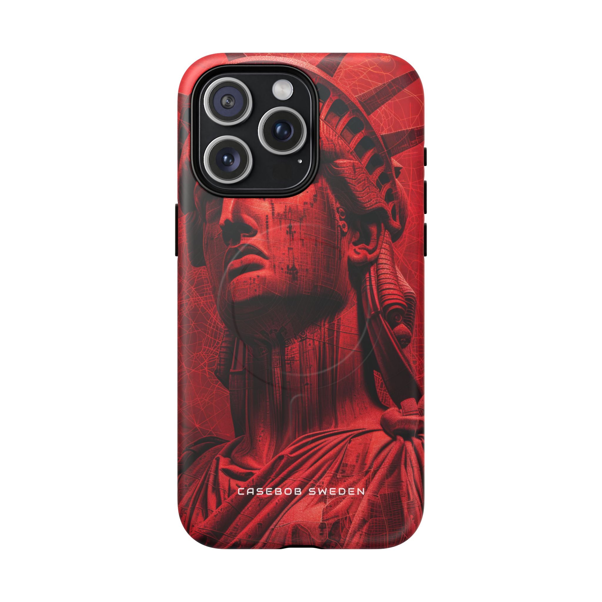 Zen Red Liberty Vision iPhone 15 | Tough+ Phone Case