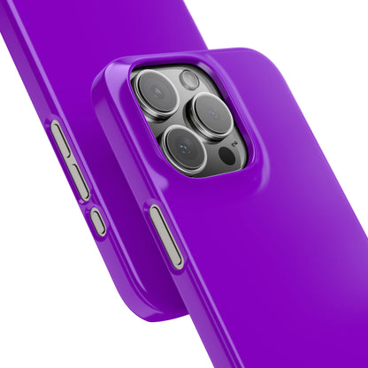 Dunkelviolettes iPhone 16 - Schlanke Handyhülle