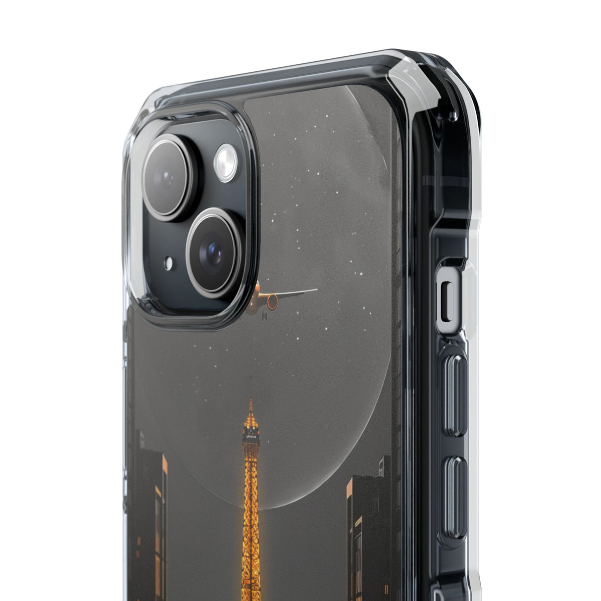 Futurist Paris - Phone Case for iPhone (Clear Impact - Magnetic)