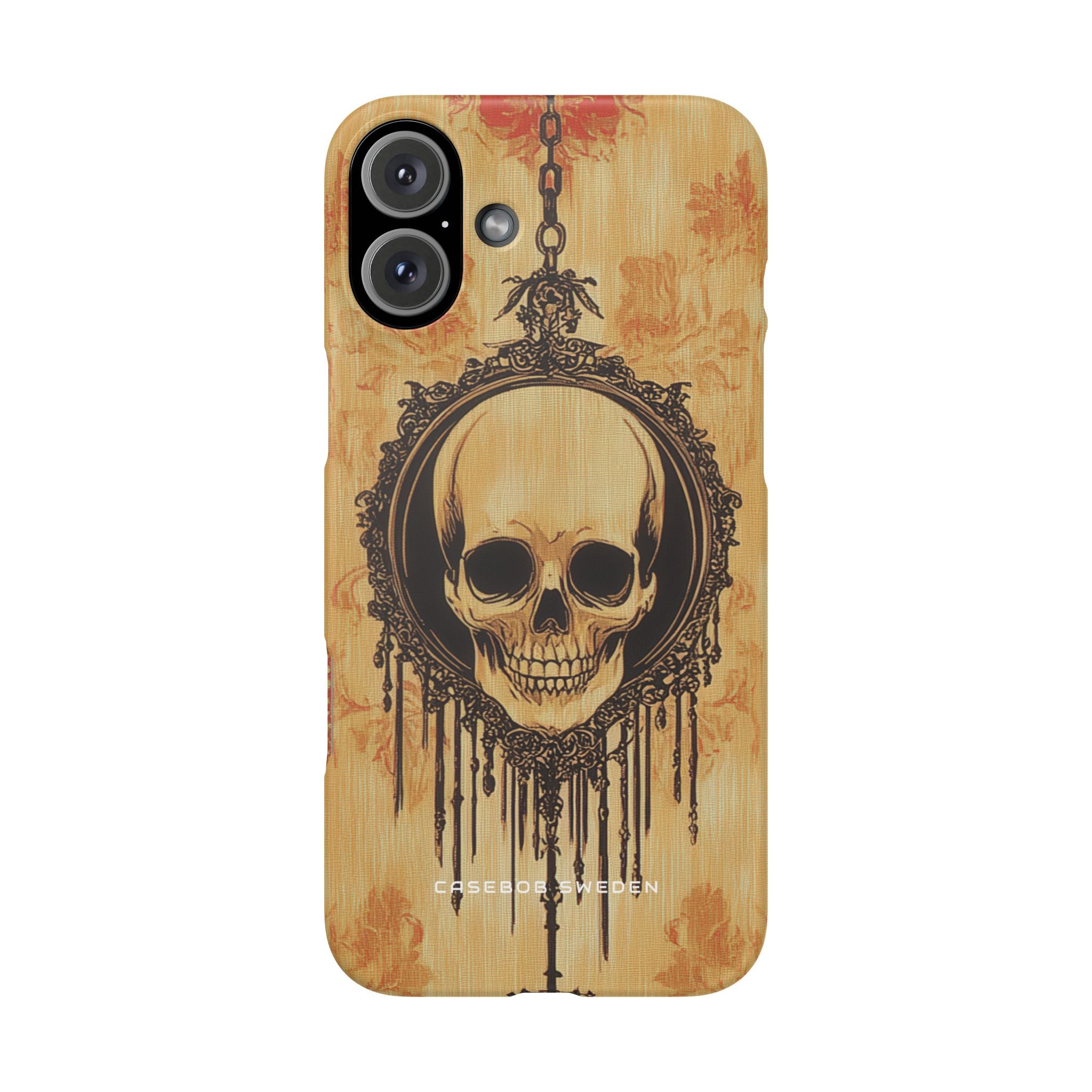 Gothic Skull Elegance iPhone 16 - Slim Phone Case