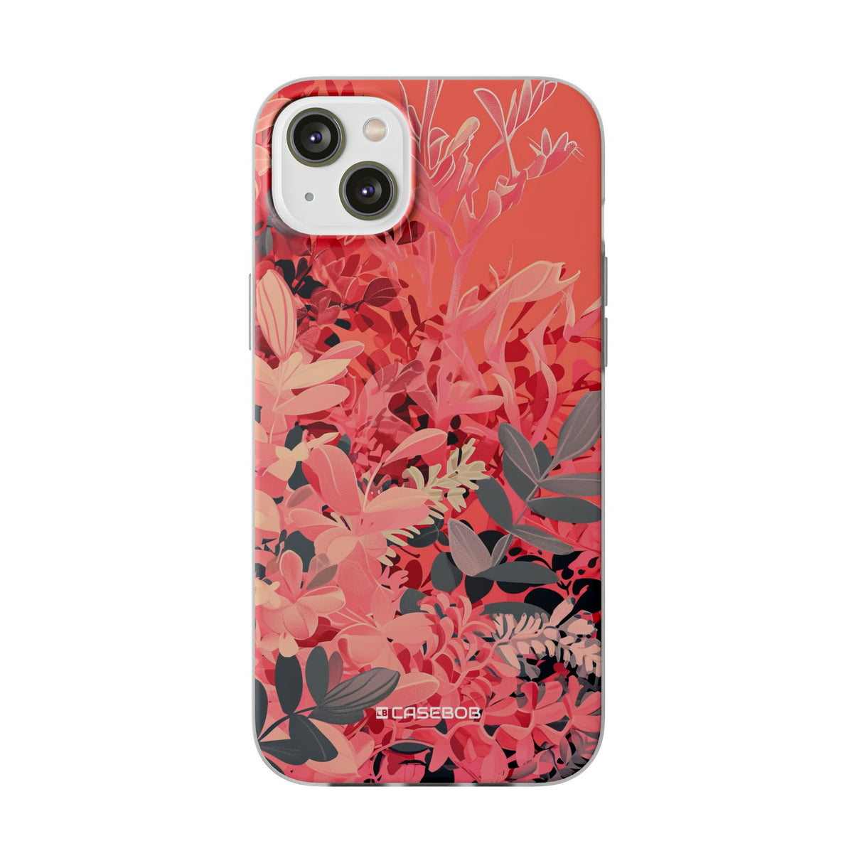 Living Coral Design | Handyhülle für iPhone (Flexible Hülle) 